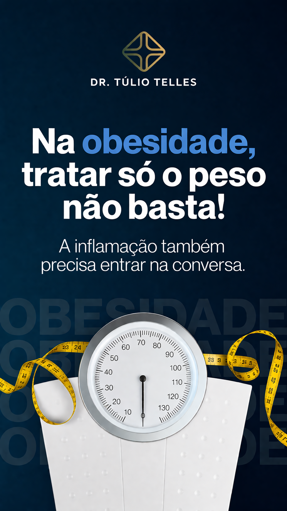 Obesidade não é só sobre o que a balança mostra.