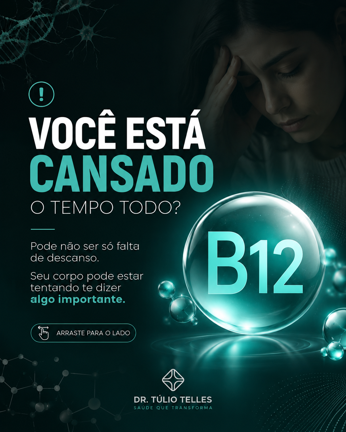 Cansaço constante: pode ser deficiência de vitamina B12?