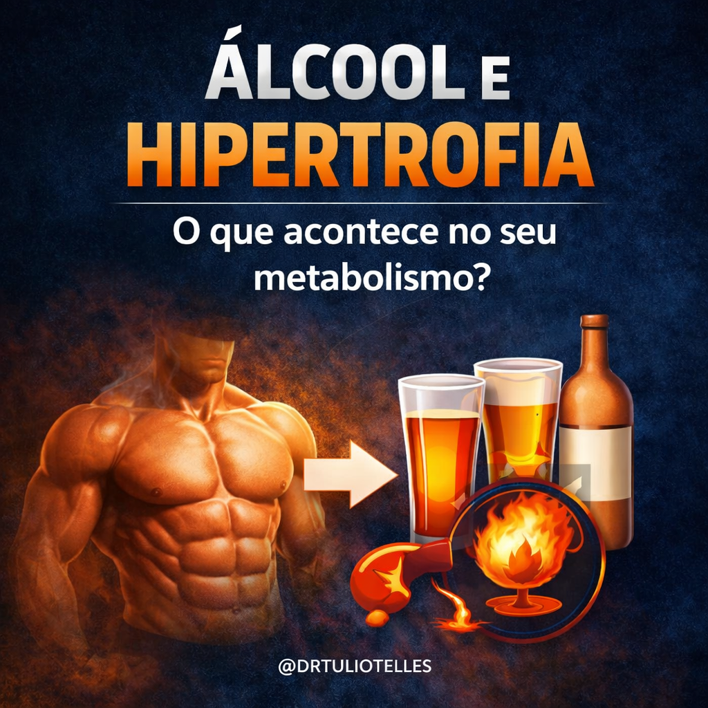 Álcool, Hipertrofia e metabolismo.